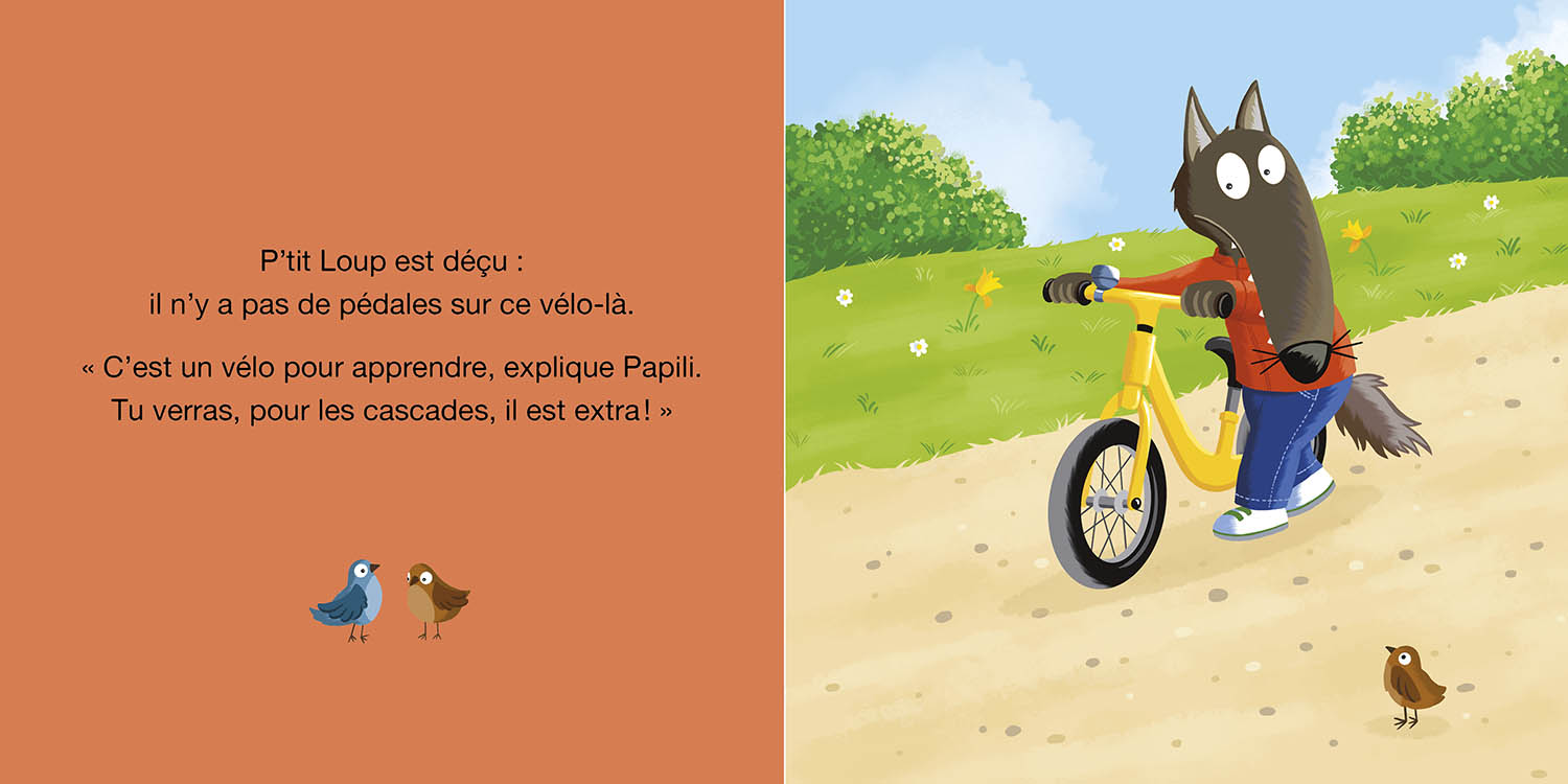 Little Wolf Rides His Bike