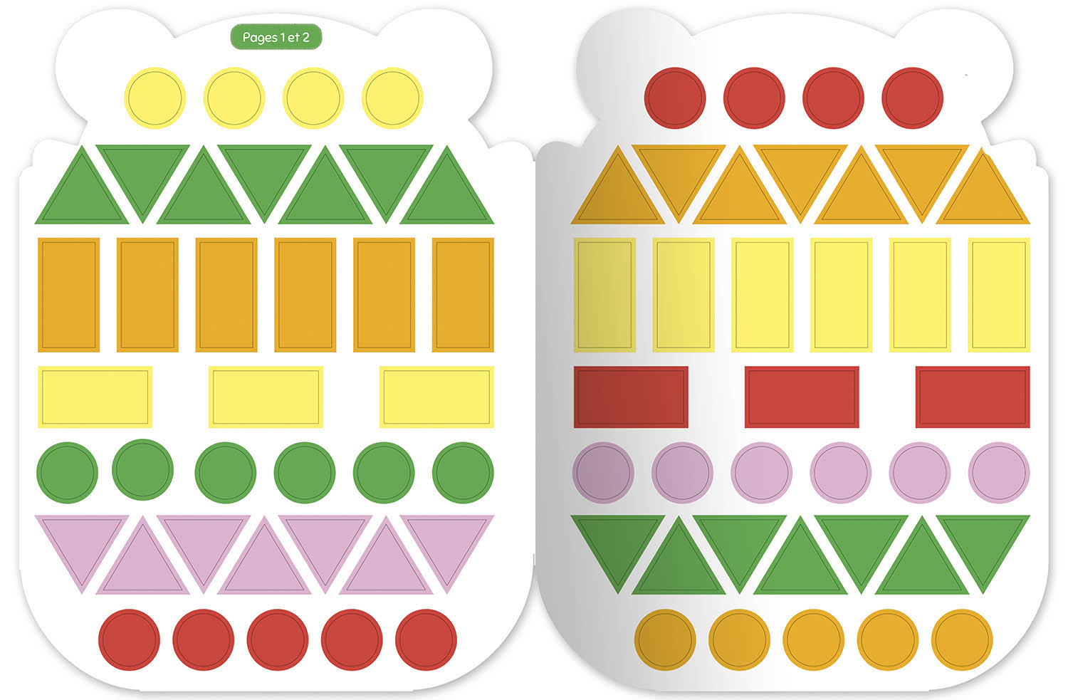 Gommettes Formes - Coucou Petit Panda