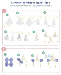 Mon serre-tête licorne - En paillettes Mon serre-tête licorne - En paillettes