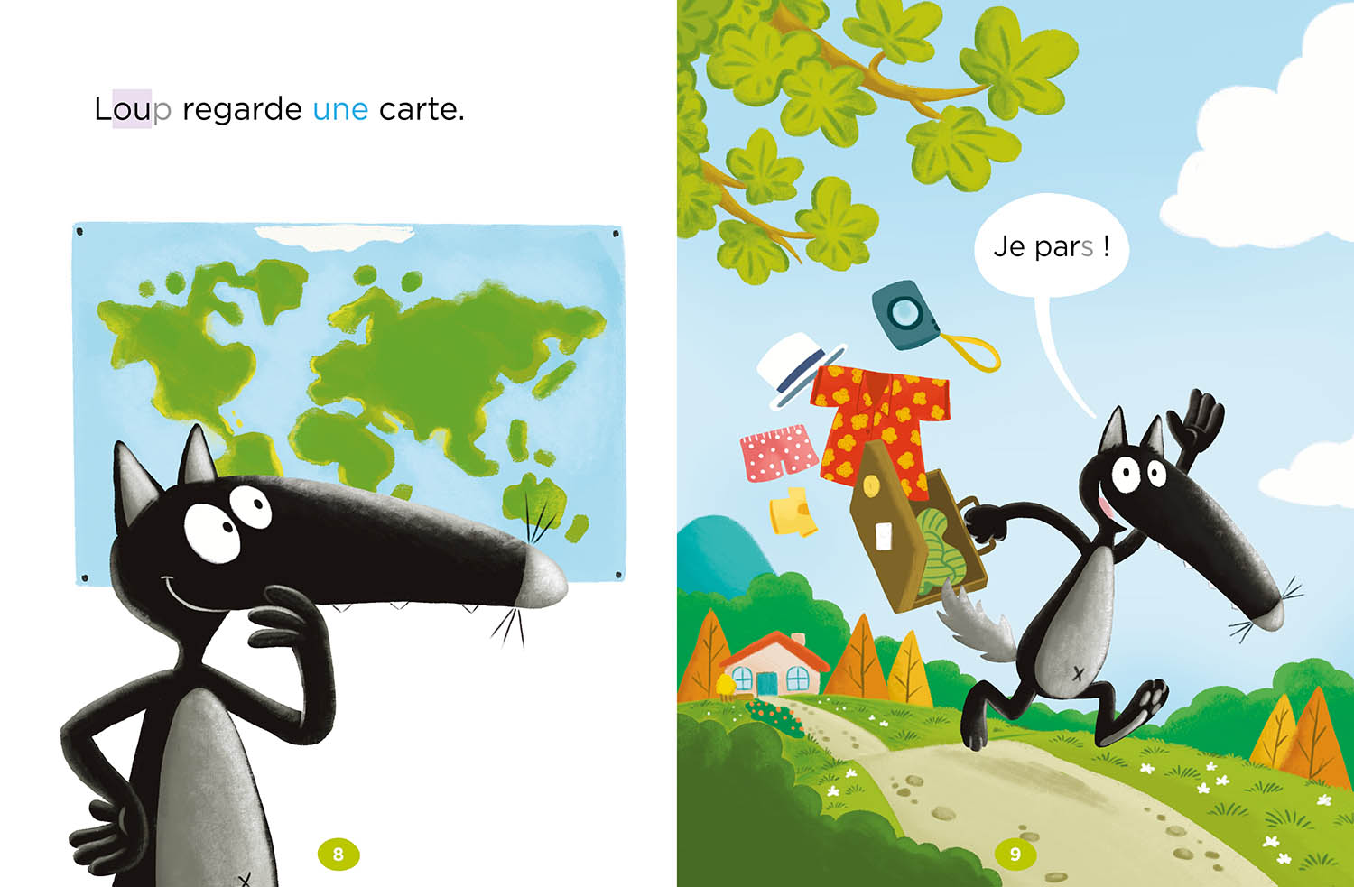 LES VACANCES NIV1 - MES LECTURES DE CP AVEC LOUP