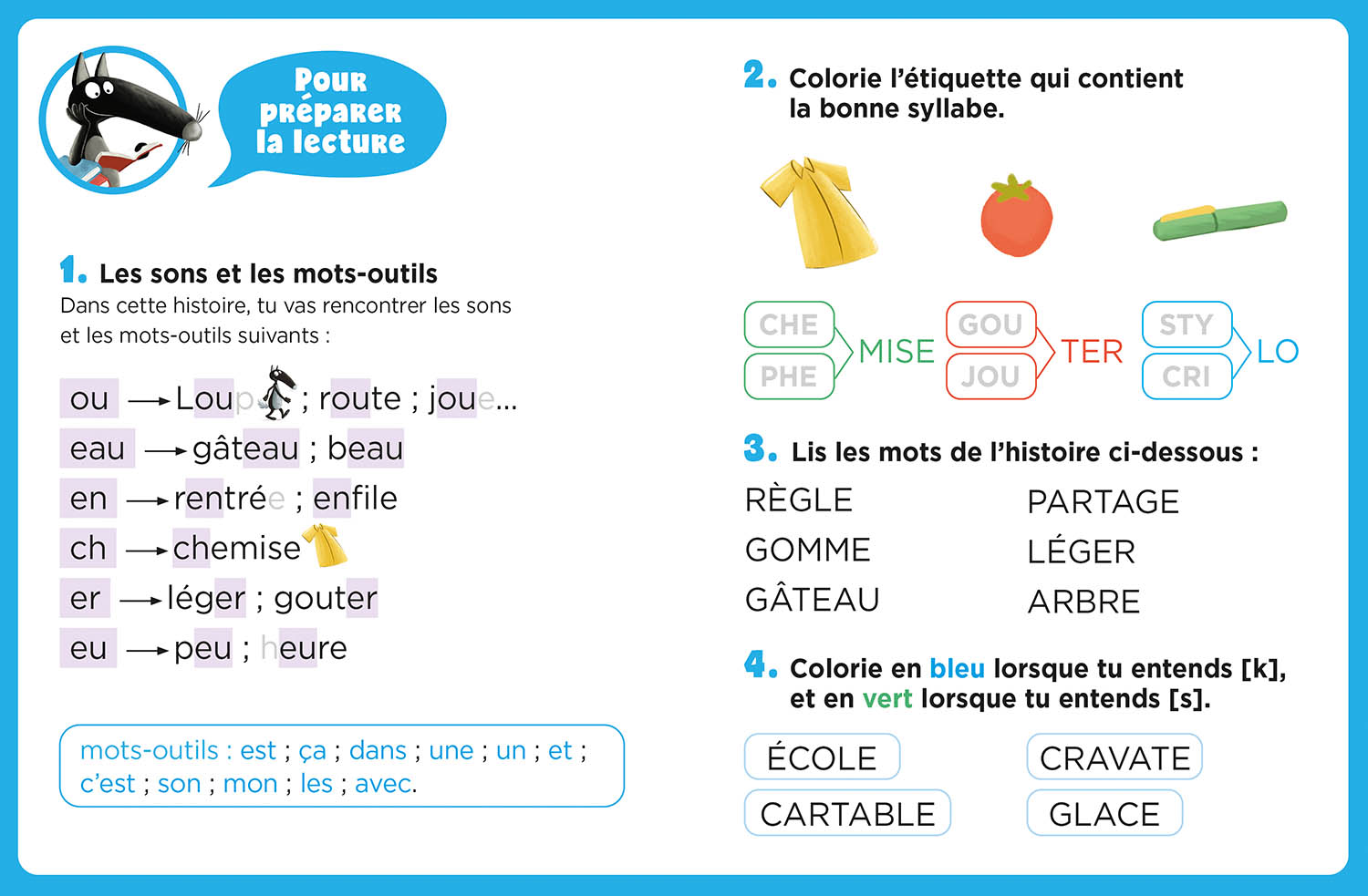 LA RENTREE DES CLASSES NIV1 - MES LECTURES DE CP AVEC LOUP LA RENTREE DES CLASSES NIV1 - MES LECTURES DE CP AVEC LOUP