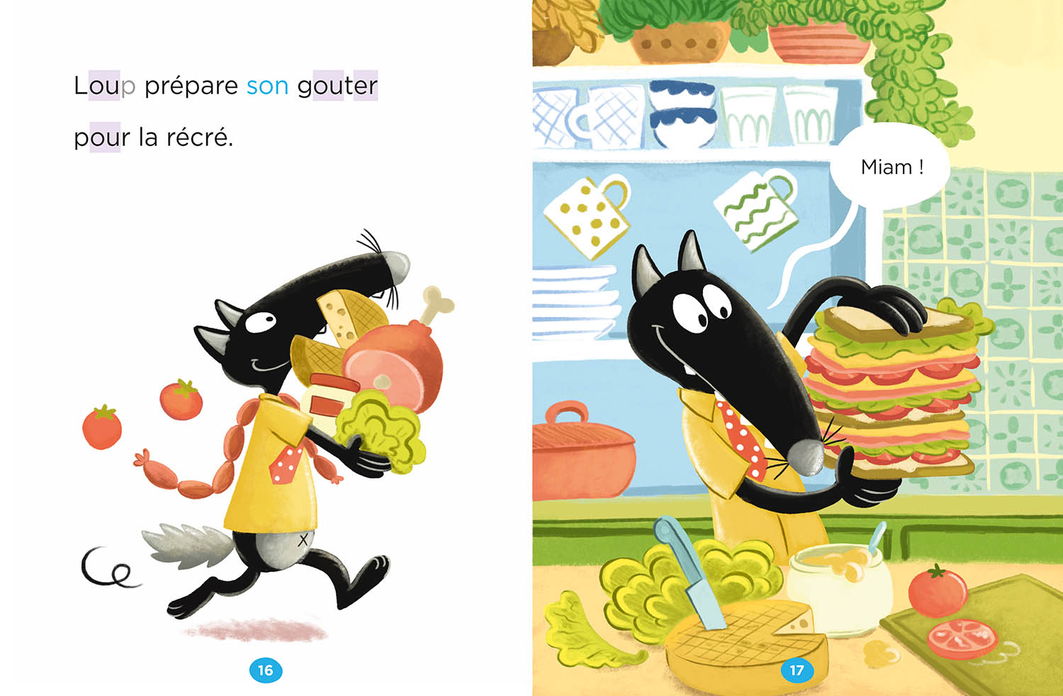 LA RENTREE DES CLASSES NIV1 - MES LECTURES DE CP AVEC LOUP