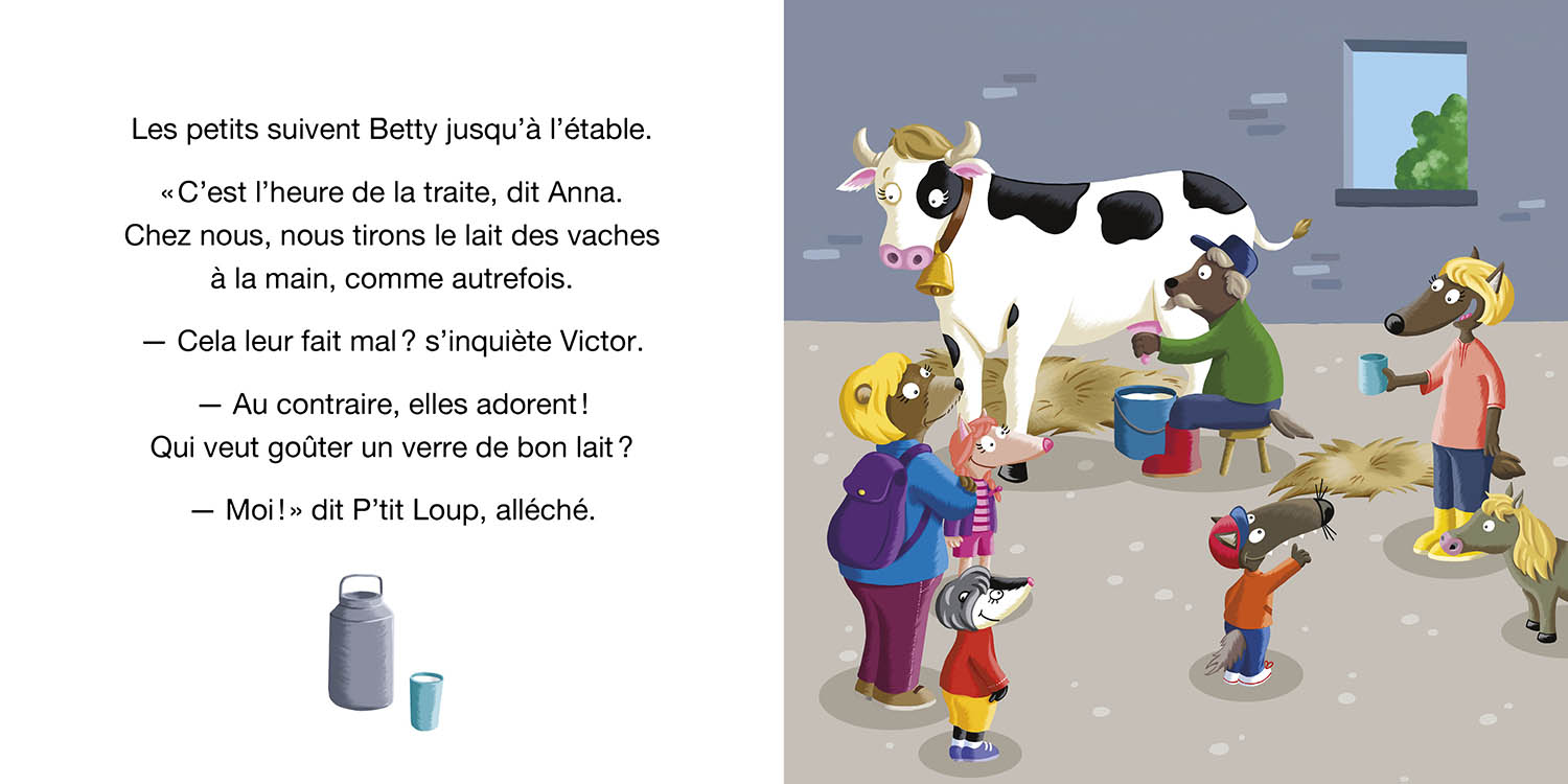 P'tit Loup Visite La Ferme