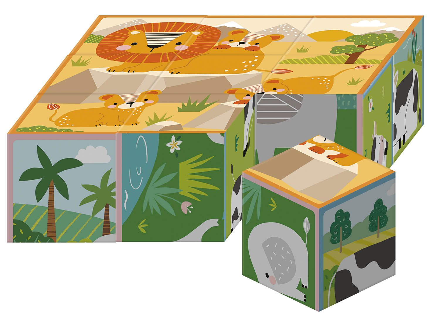 Mes Cubes À Reconstituer