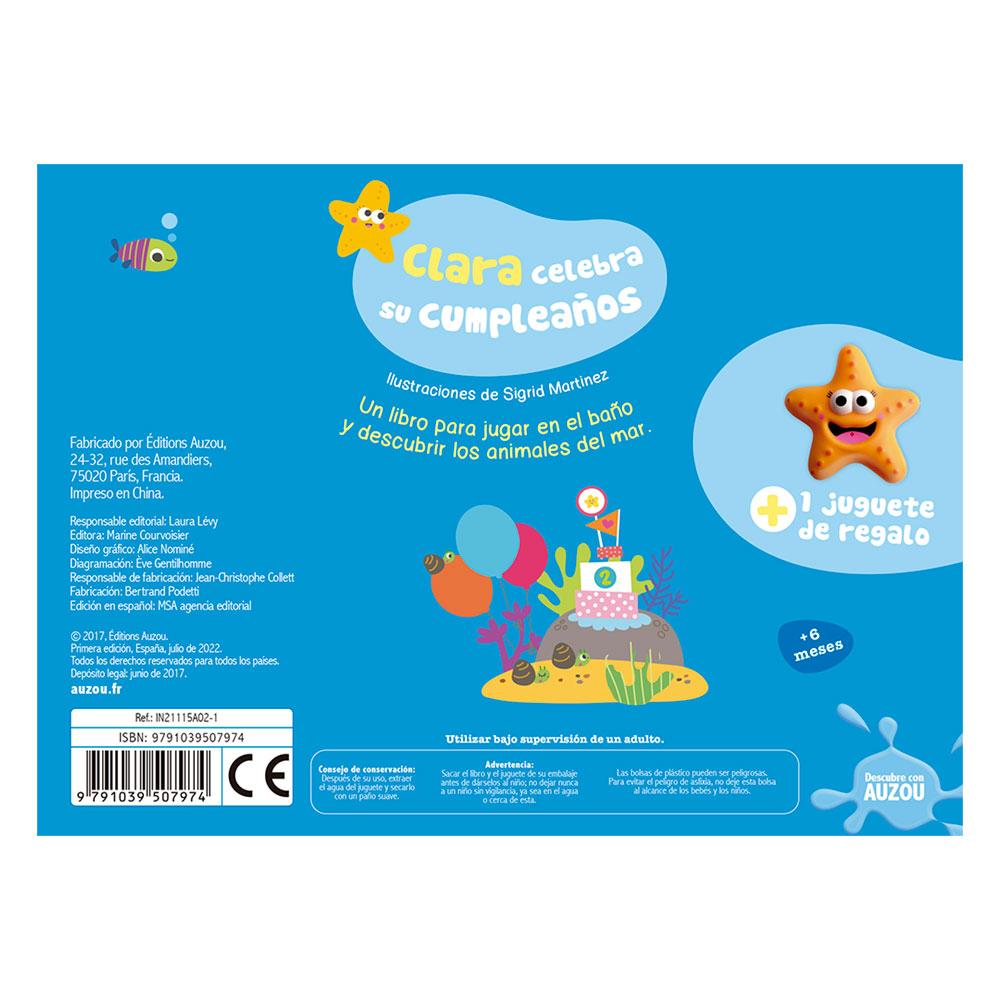 Libro De Baño: Clara Celebra Su Cumpleaños