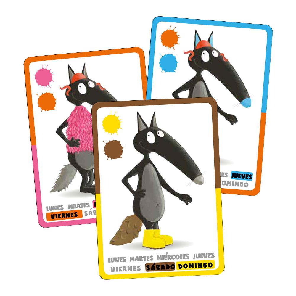 Juego De Cartas Lobo Que Quería Cambiar De Color