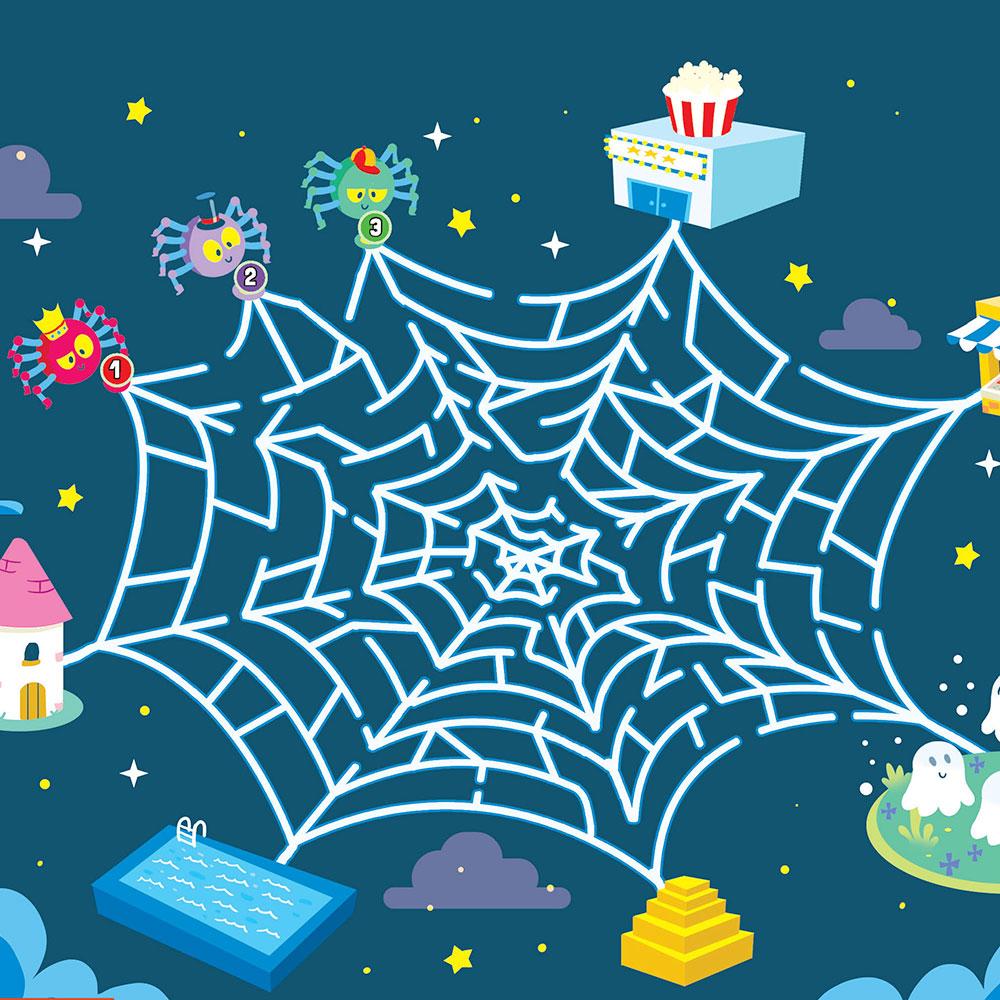 Bloc De Anillas Grande. 32 Juegos De Monstruos Y Fantasmas ¡Para Hacer Una Y Mil