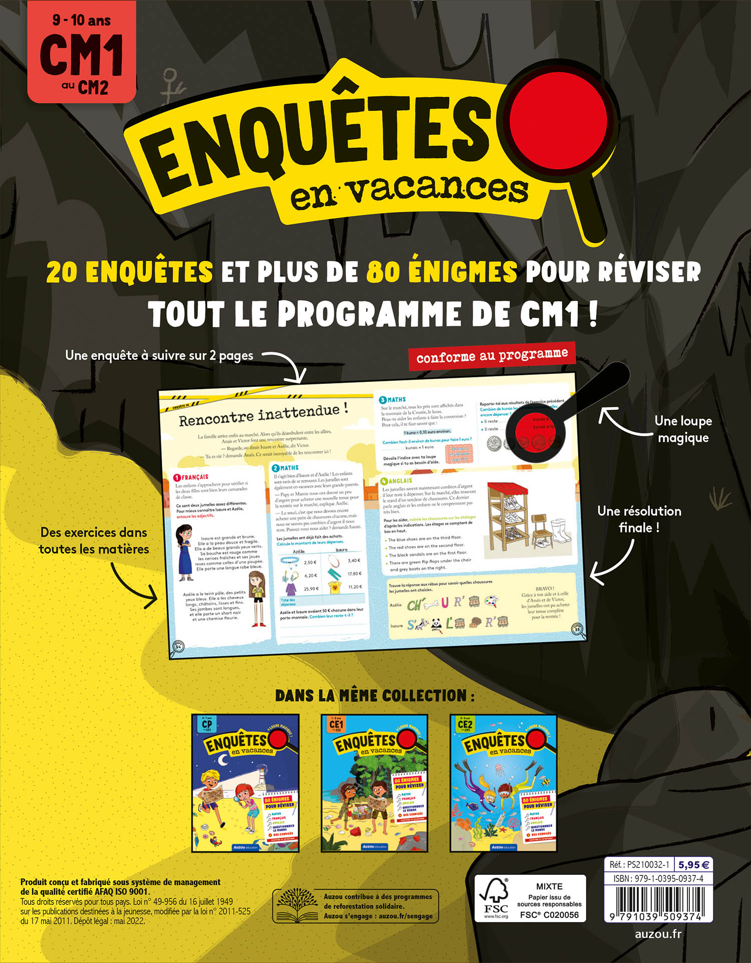 ENQUETES EN VACANCES - DU CM1 AU CM2 - 2026
