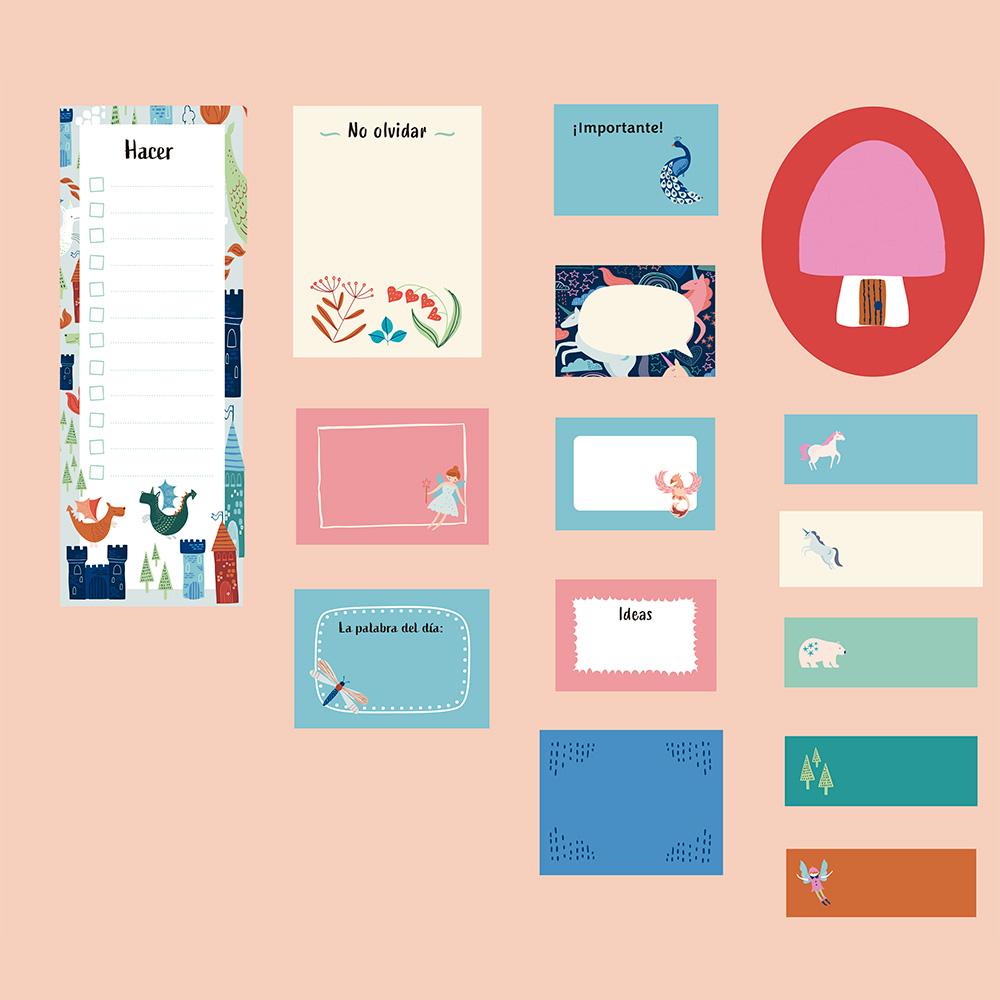 Mi Cuaderno De Notas Adhesivas Unicornios