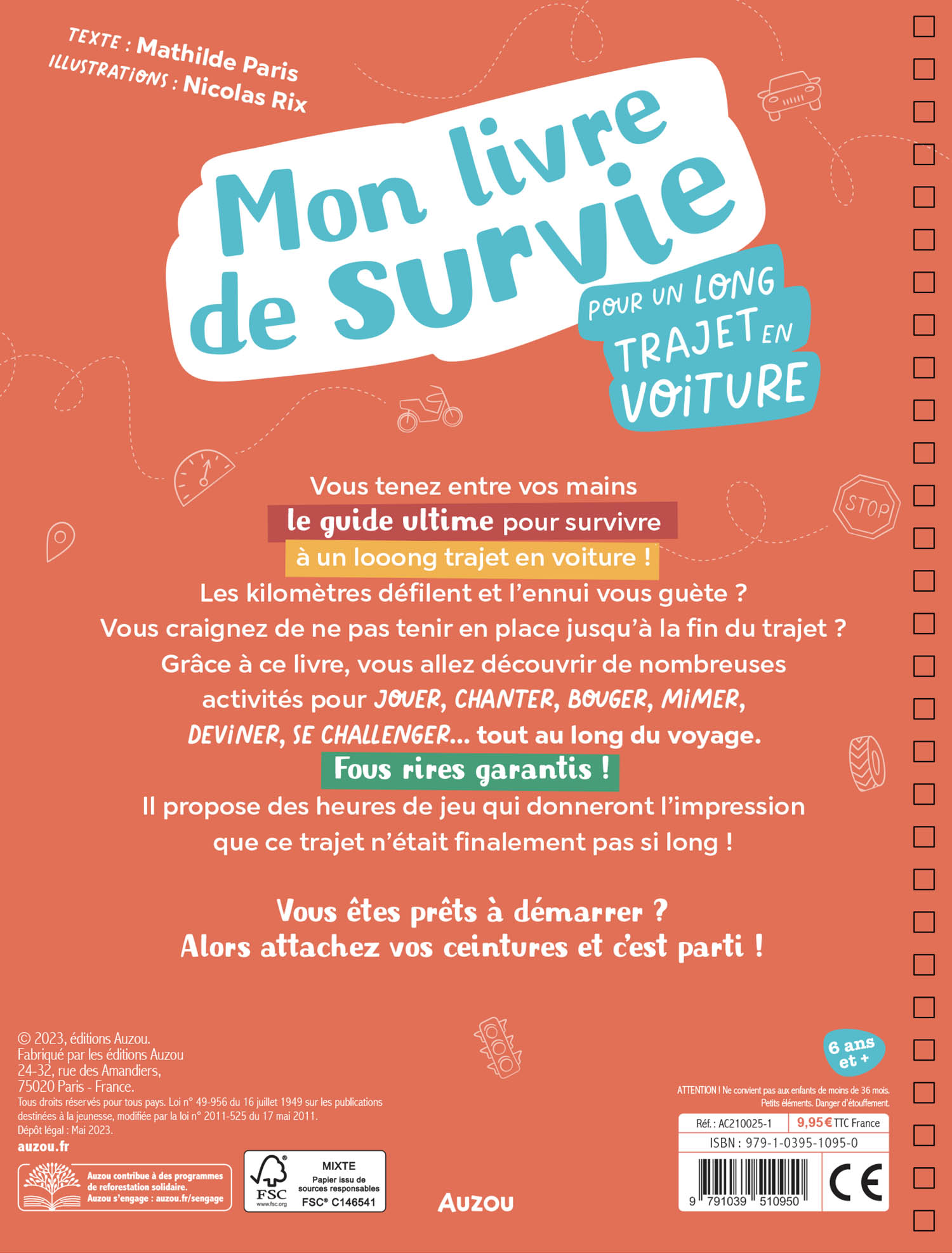 Mon Livre De Survie Pour Un Long Trajet En Voiture Mon Livre De Survie Pour Un Long Trajet En Voiture