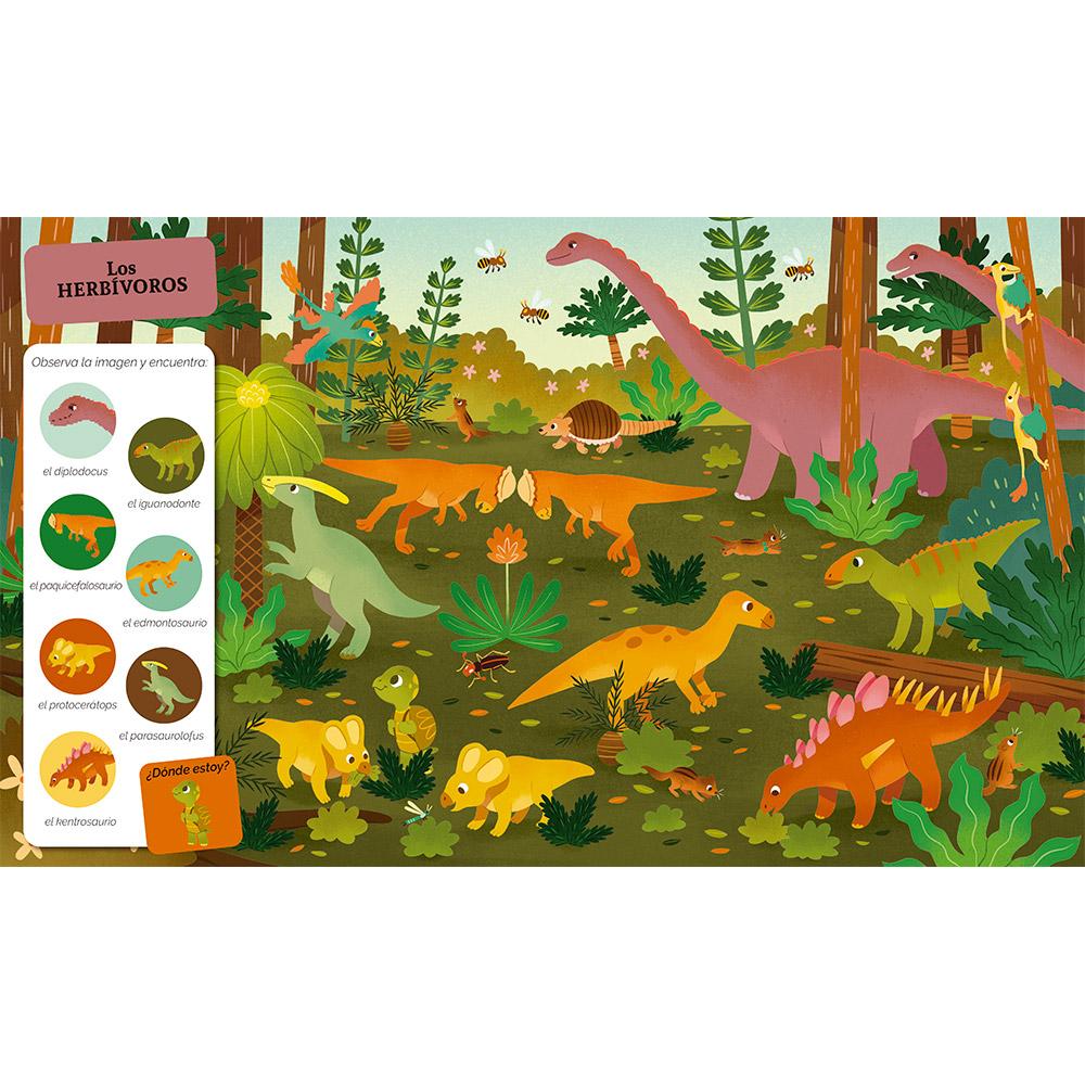 Busca y encuentra para los más pequeños: Los dinosaurios - Auzou.es