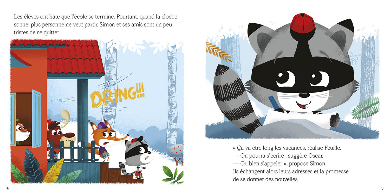 SIMON PART EN VACANCES A LA MONTAGNE