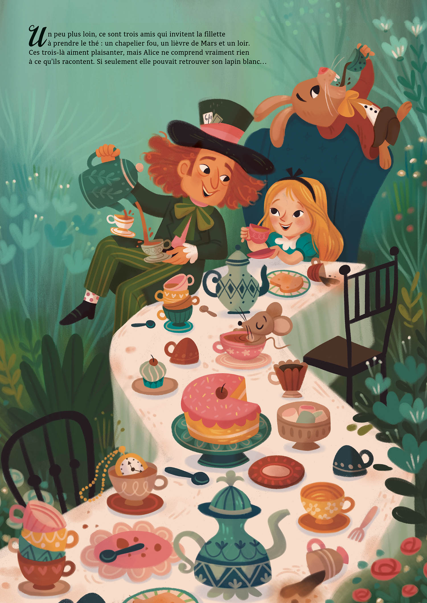 Alice Au Pays Des Merveilles - Livre Projecteur