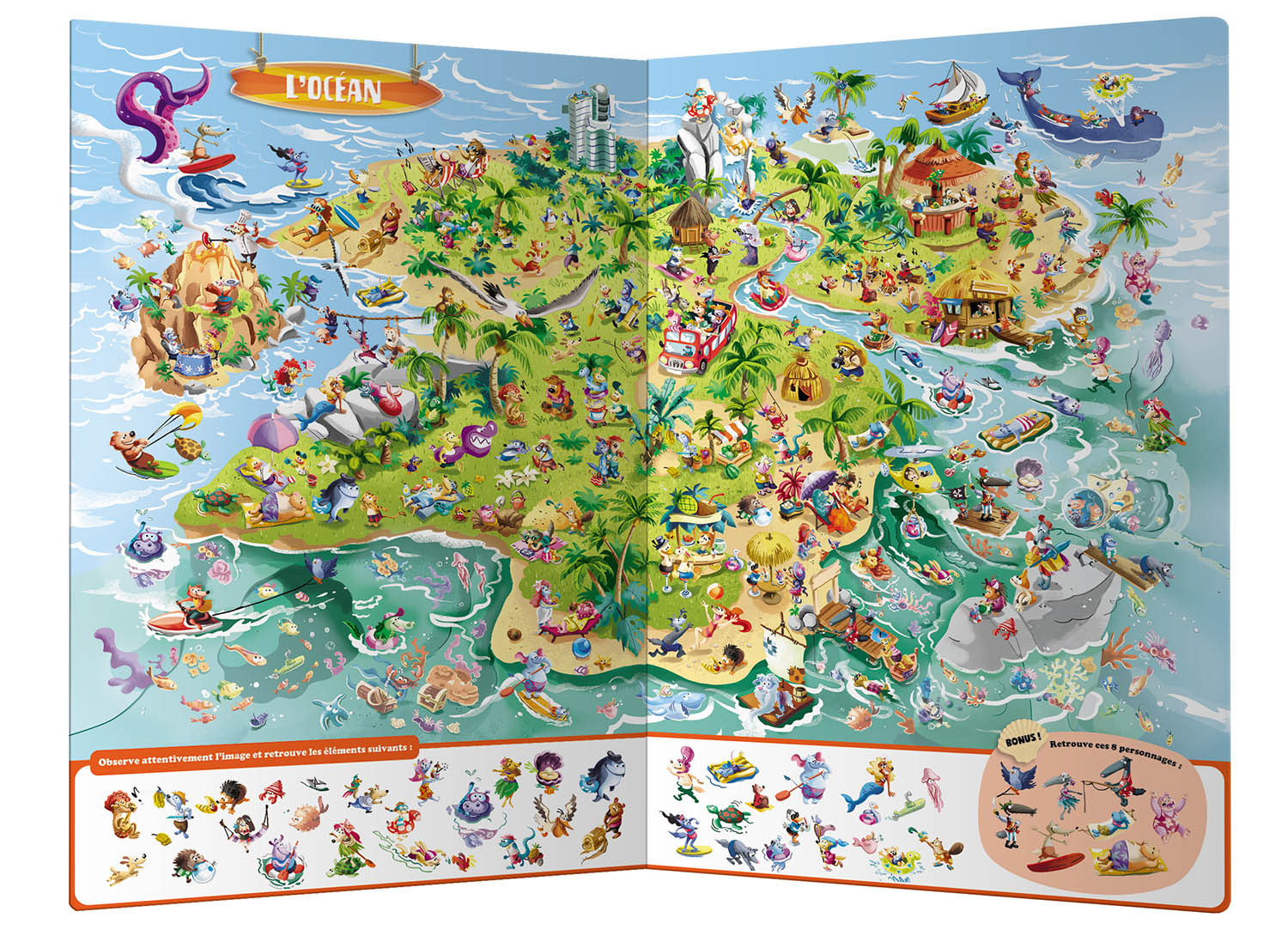 CHERCHE ET TROUVE LOUP - AUTOUR DU MONDE