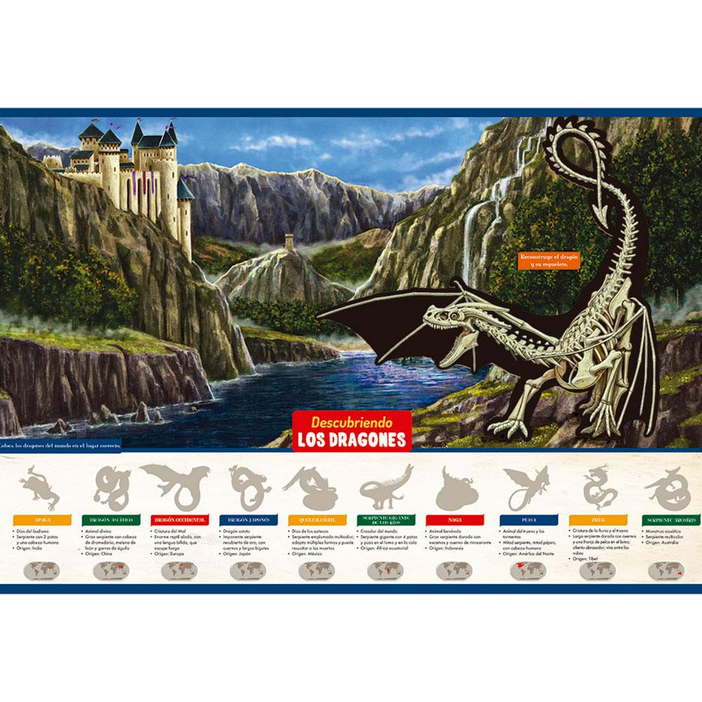 Descubriendo Los Dragones. Tablero Magnético