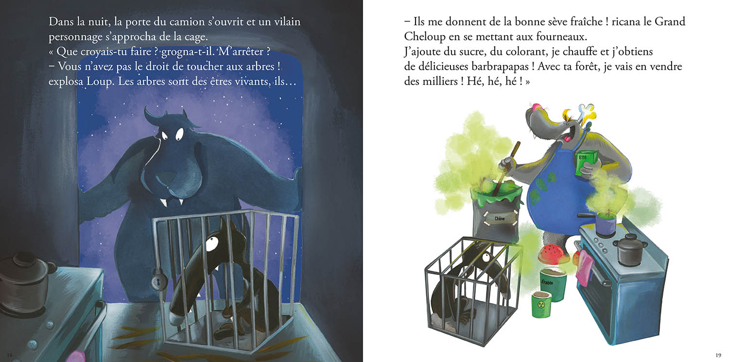 LE LOUP QUI AIMAIT LES ARBRES LE LOUP QUI AIMAIT LES ARBRES