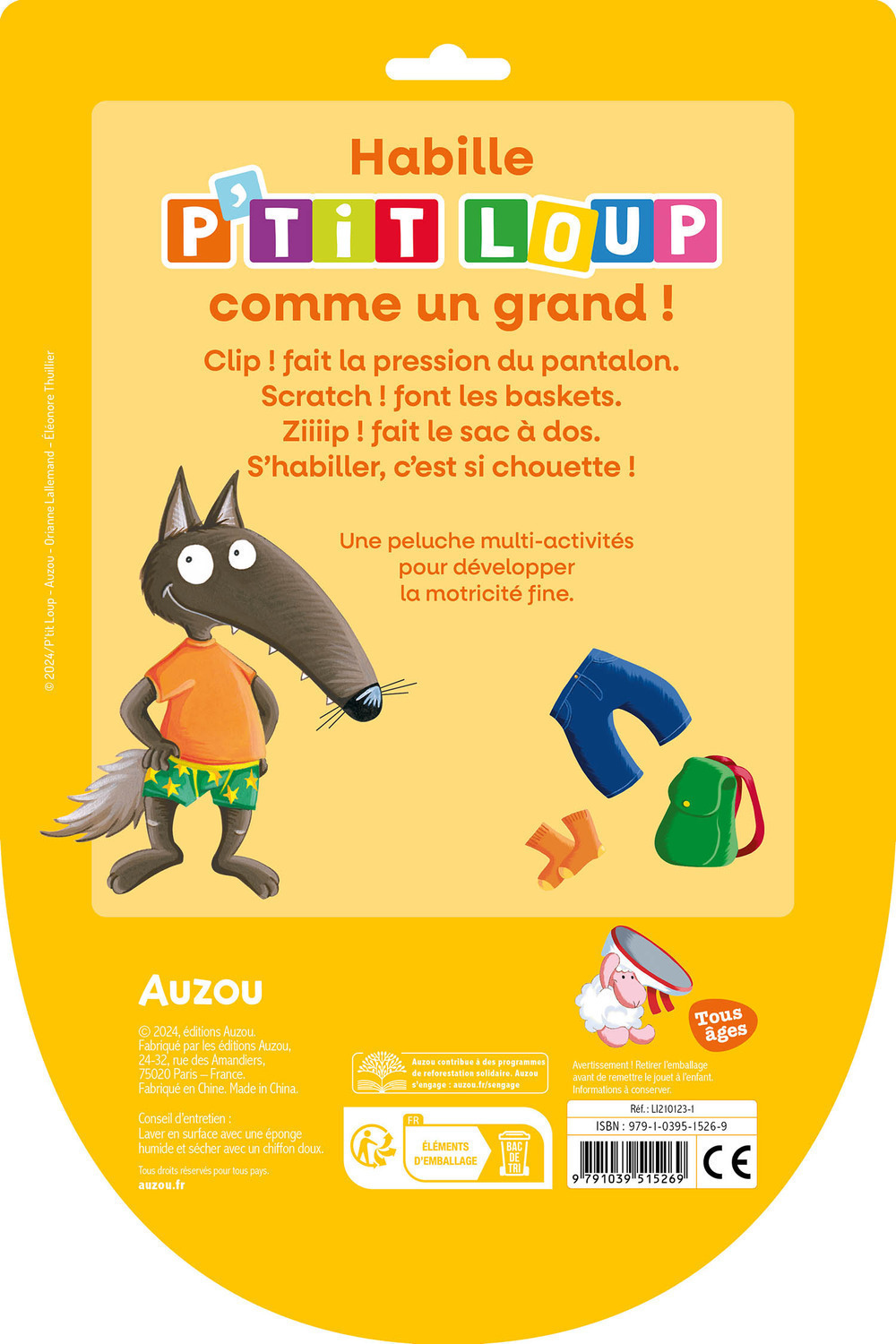 P'tit Loup - Ma Peluche À Habiller