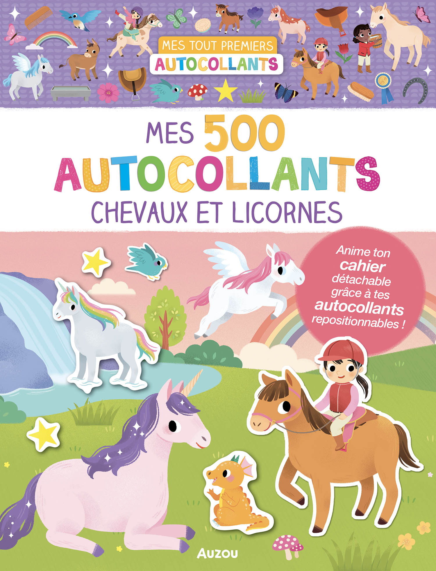 500 Autocollants : Chevaux Et Licornes