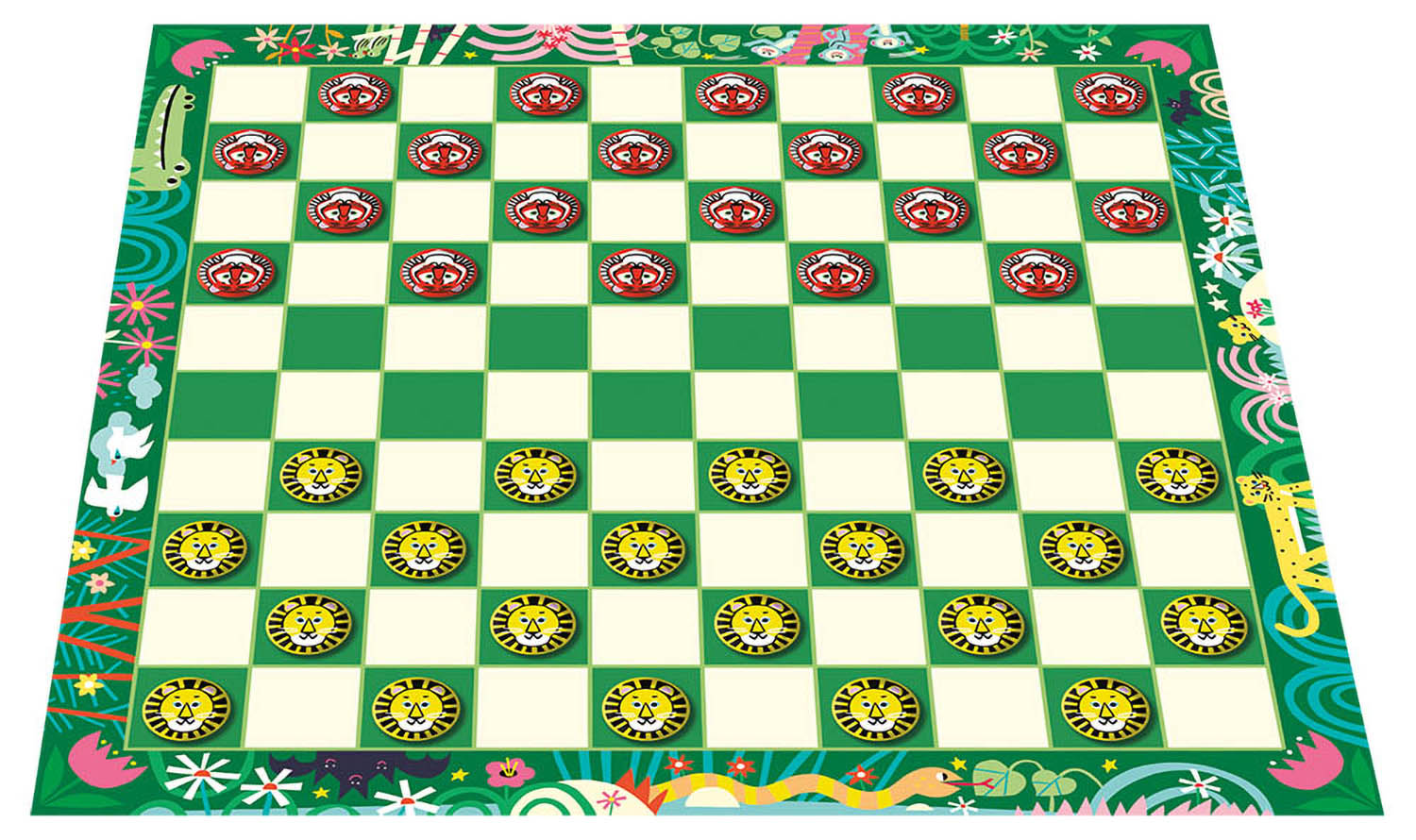 JEU DE DAMES - LE DUEL DES FELINS