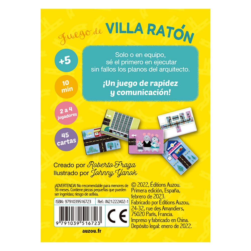 Juego De Cartas Villa De Los Ratones