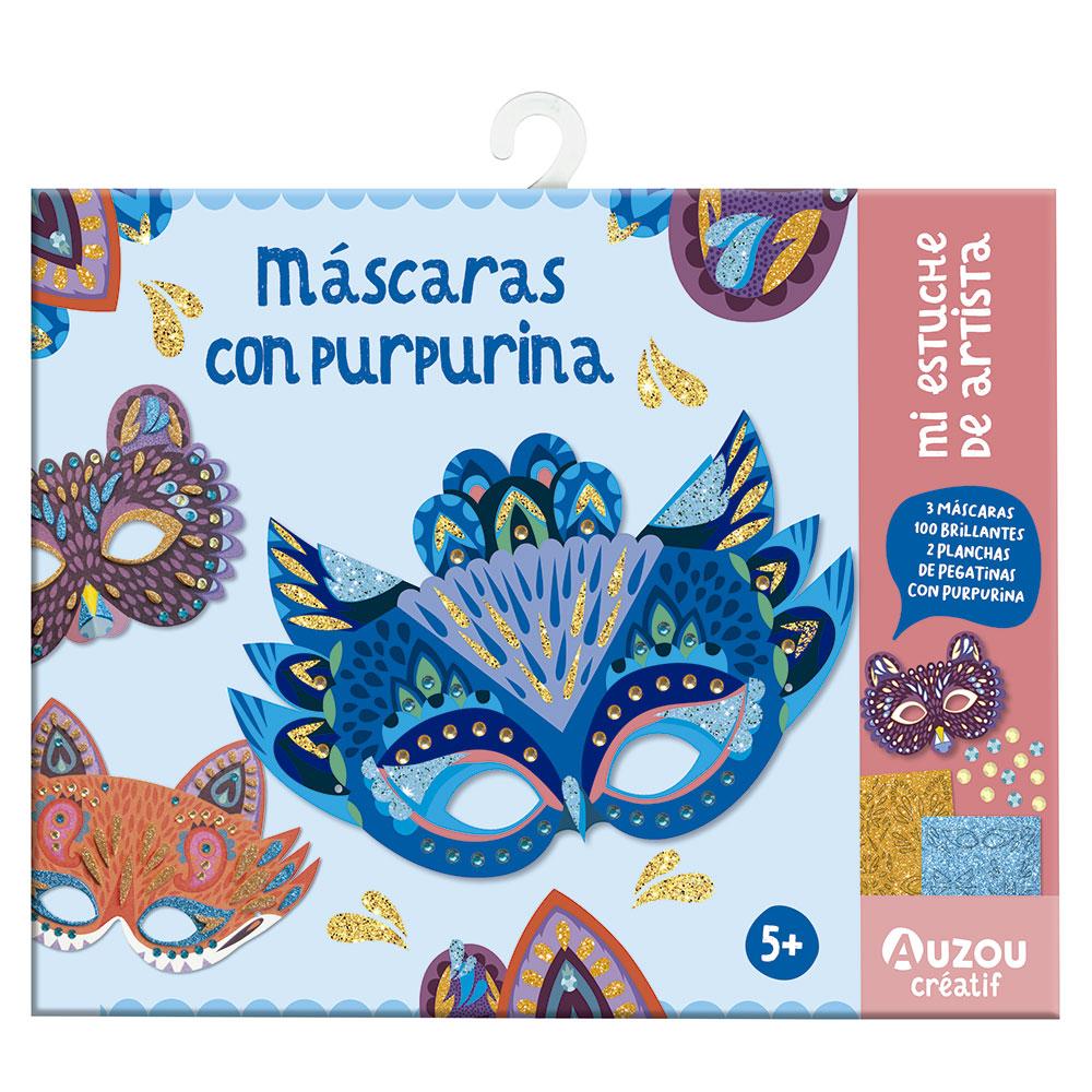 Mi Estuche De Artista: Estuche De Máscaras Con Brillantina