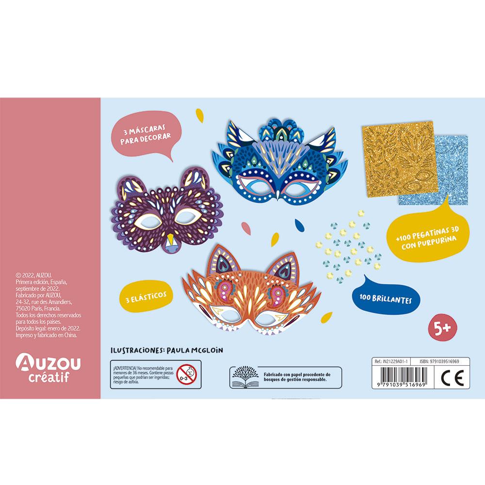 Mi Estuche De Artista: Estuche De Máscaras Con Brillantina