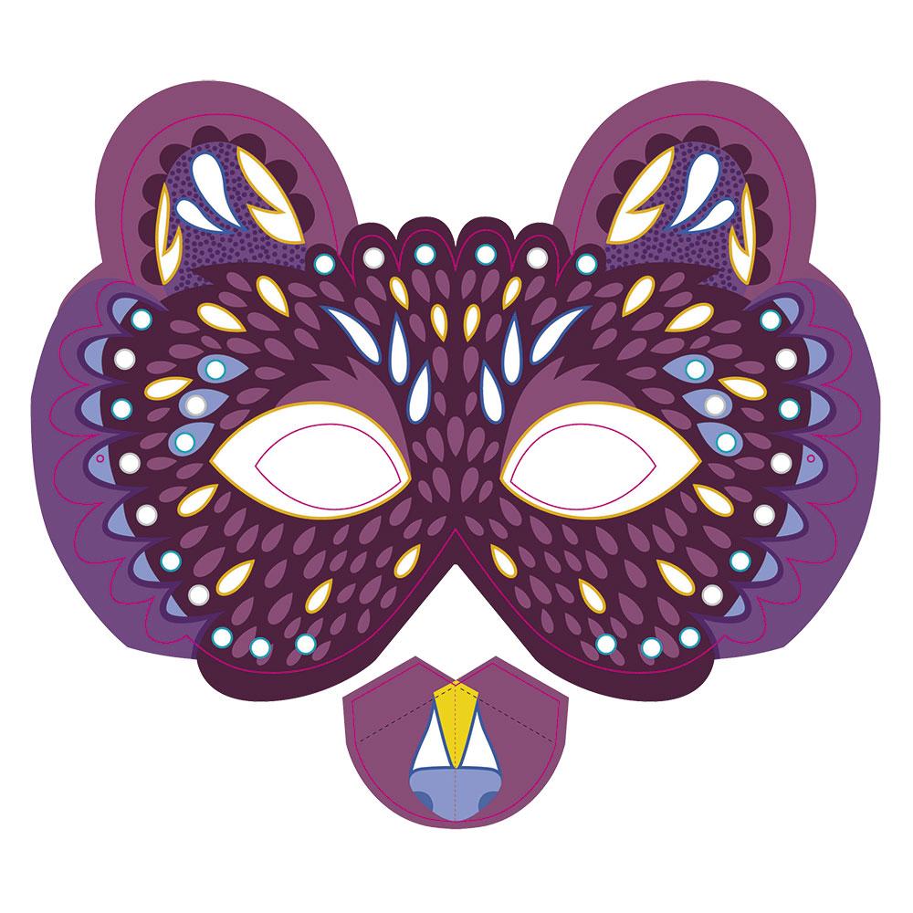 Mi Estuche De Artista: Estuche De Máscaras Con Brillantina