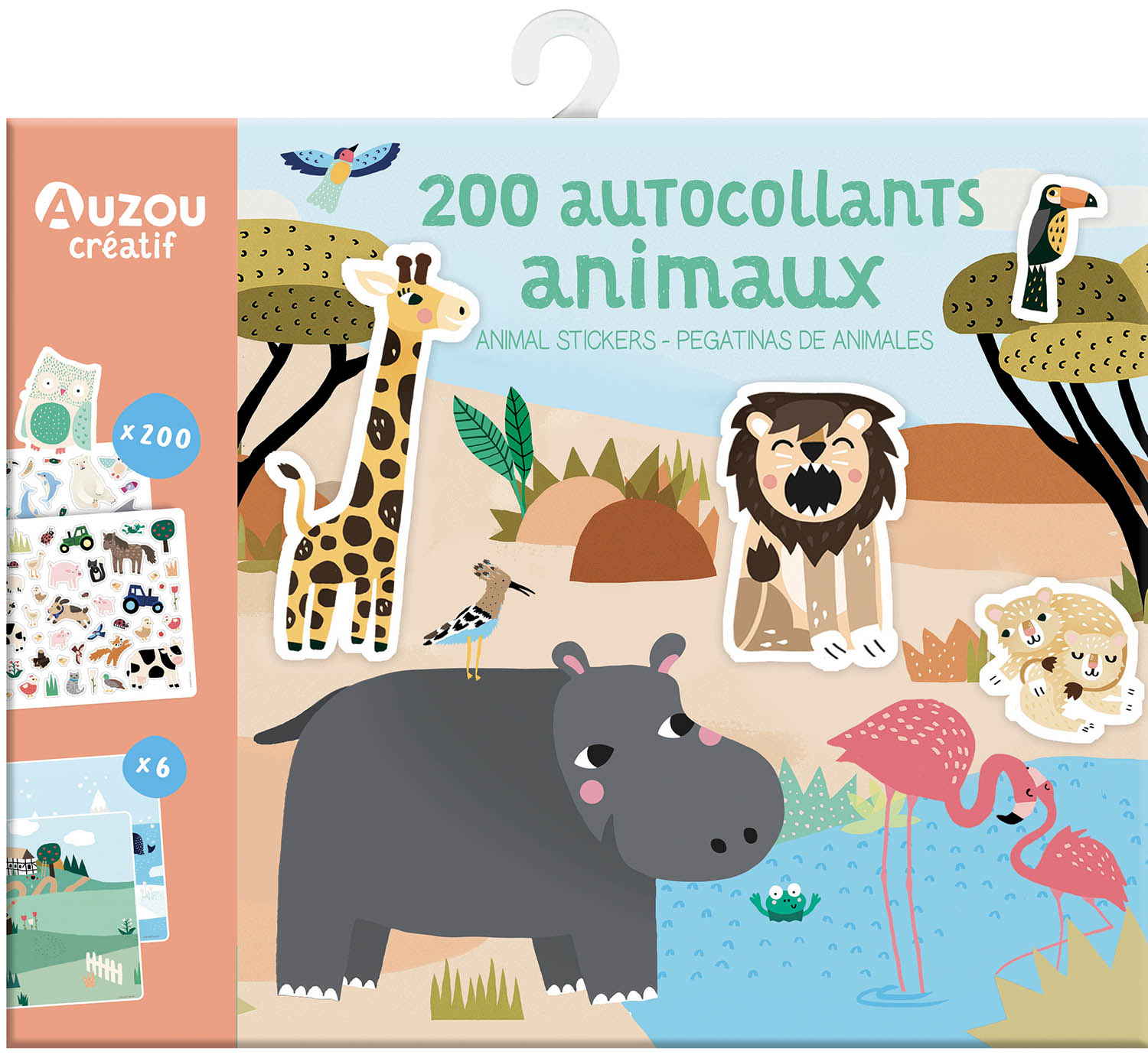 Ma Pochette D'artiste - 200 Autocollants Animaux