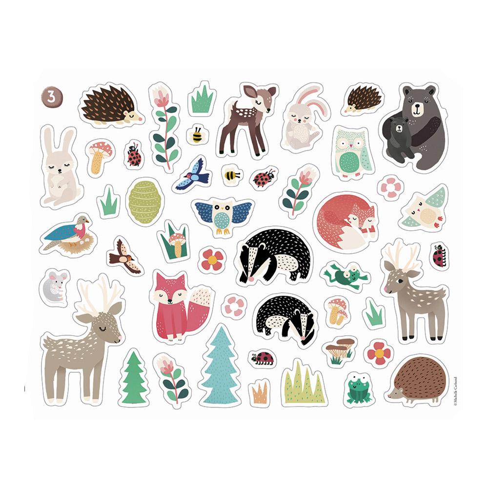 200 AUTOCOLLANTS ANIMAUX