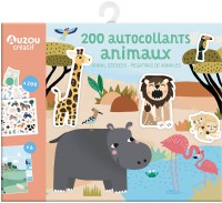 Mi estuche de artista: 200 pegatinas de animales