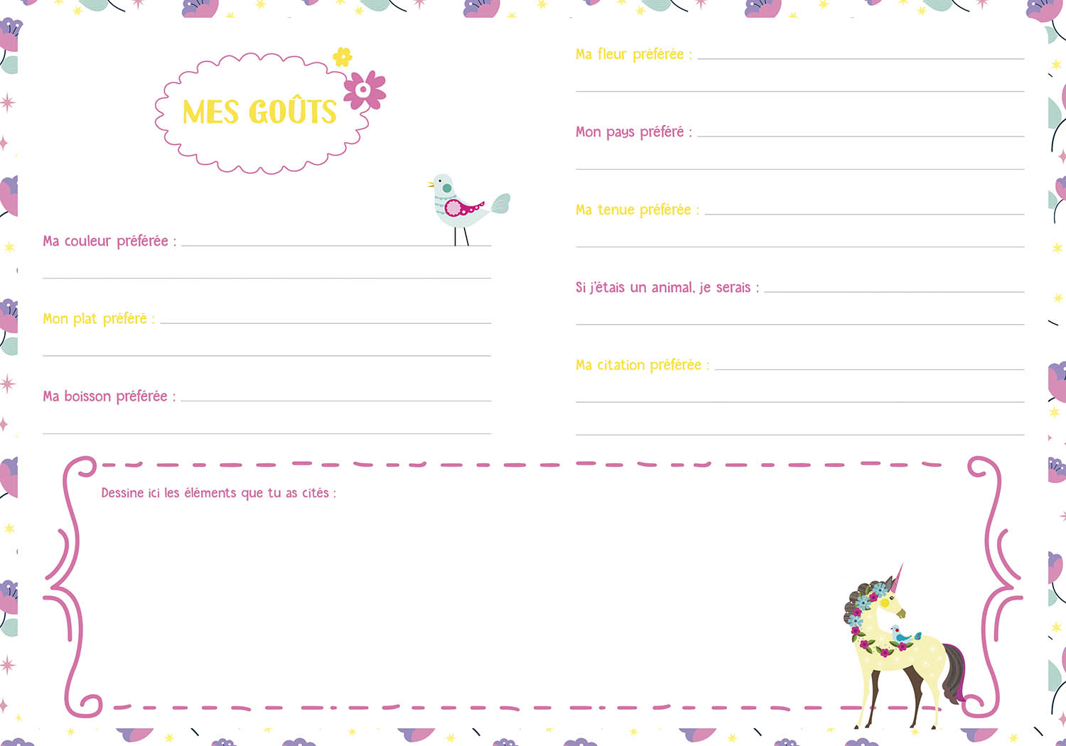 Mon Coffret Secret Licorne