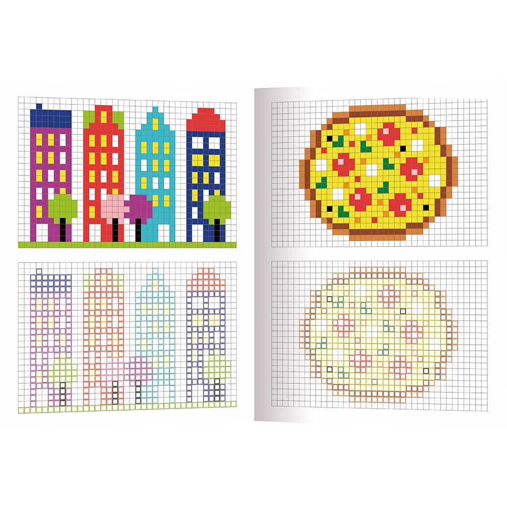 Mi Gran Libro Para Colorear: Píxeles