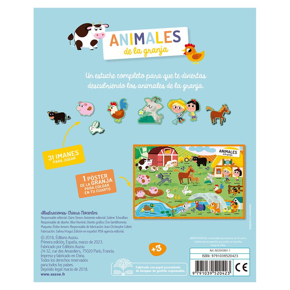 Mi Estuche De Imanes: Animales De Granja.