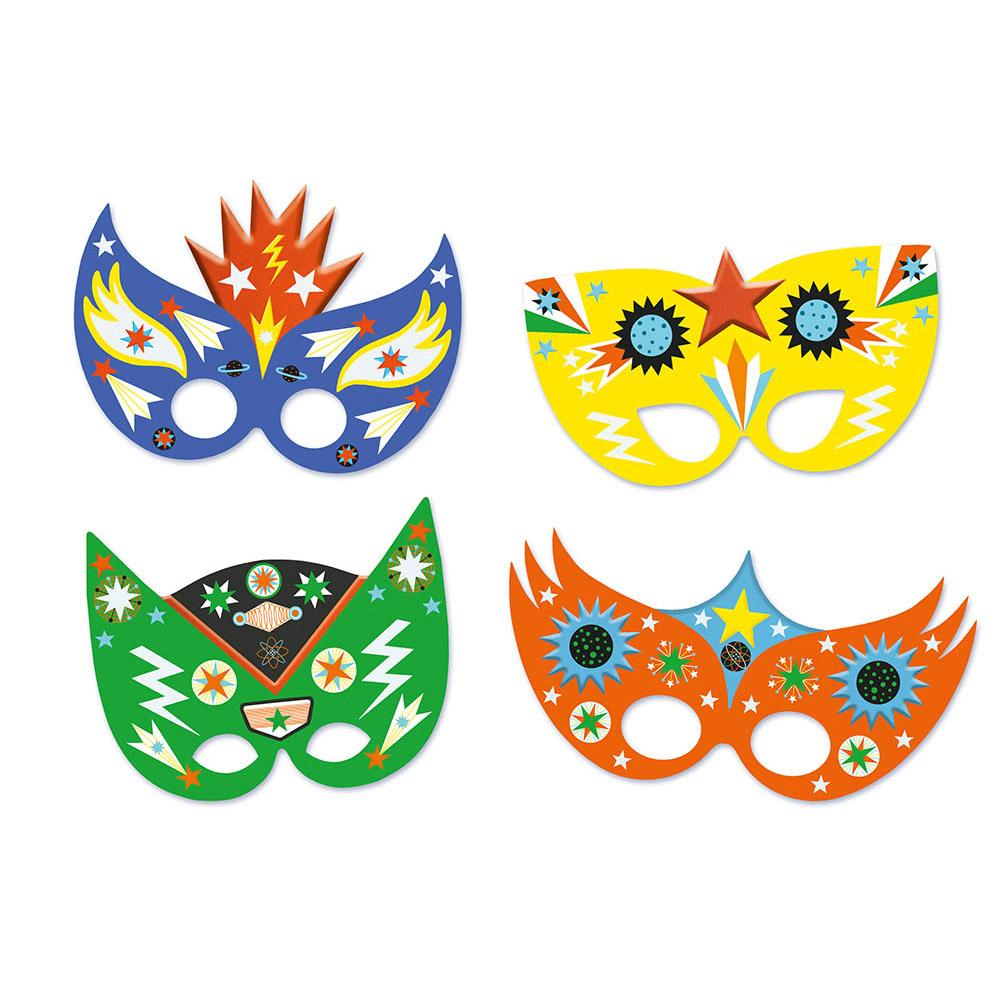 Mi Estuche De Artista: Máscaras De Superhéroes Para Decorar