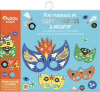 Mi estuche de artista: Máscaras de superhéroes para decorar