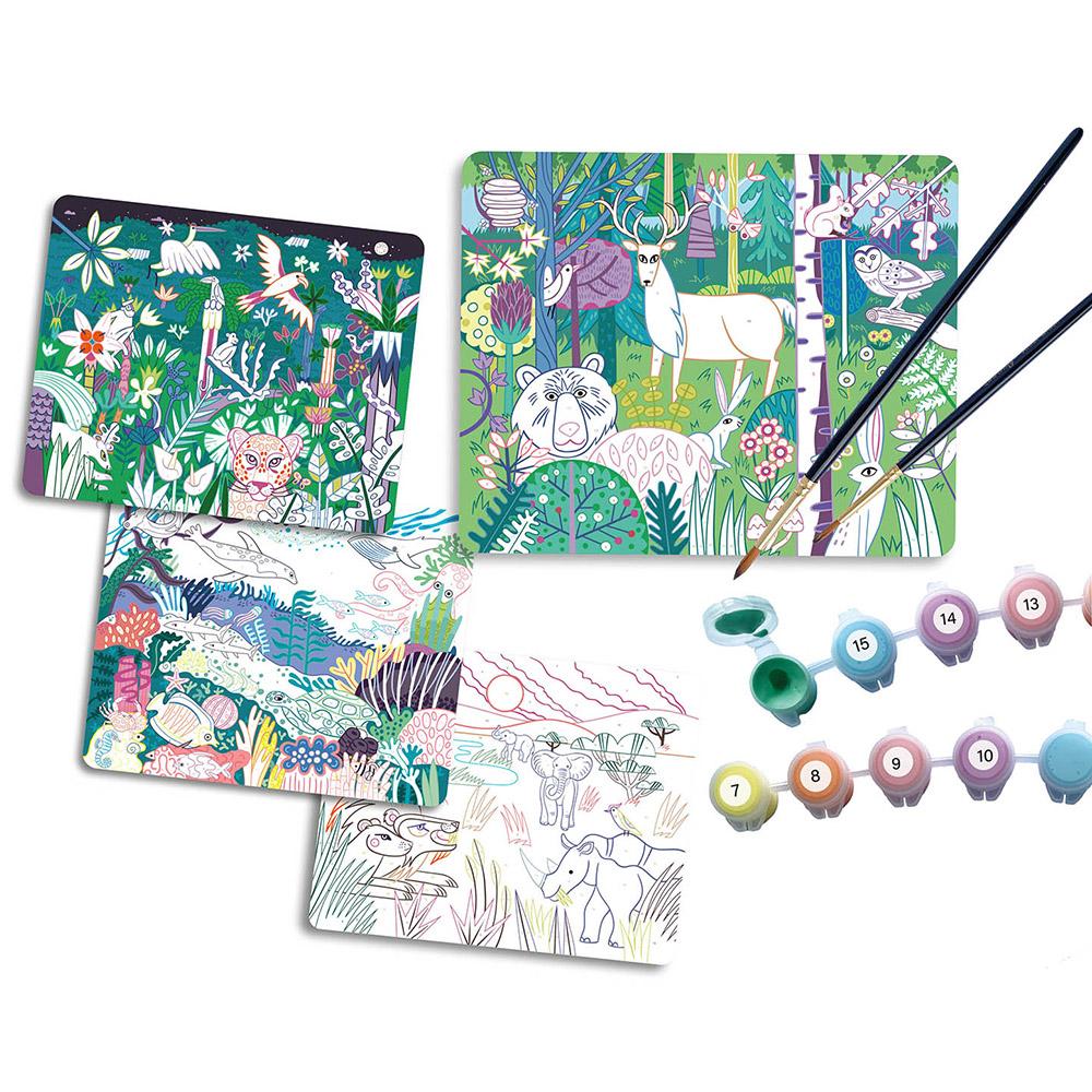 Mon Coffret D'artiste - Mes 4 Peintures Au Numéro