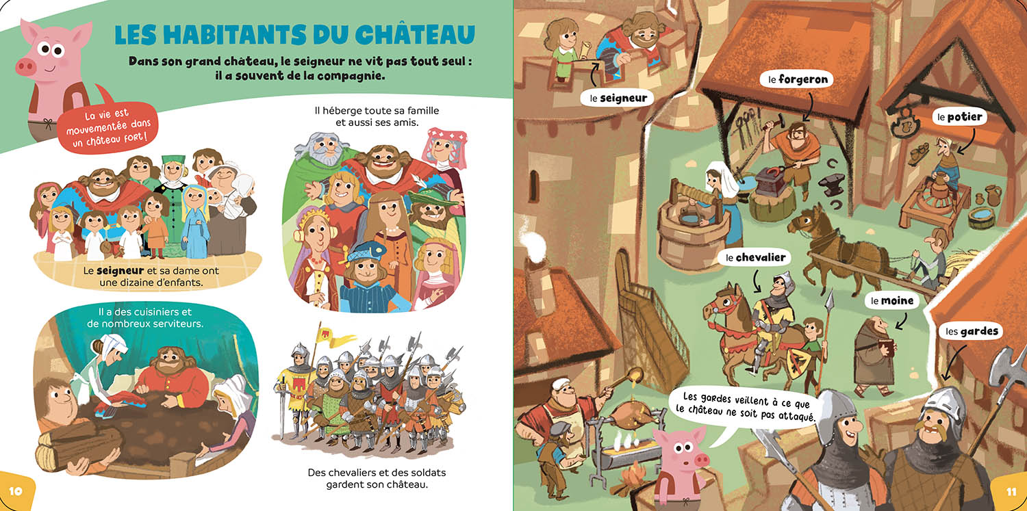 LES SUPER-CURIEUX - LES CHATEAUX FORTS