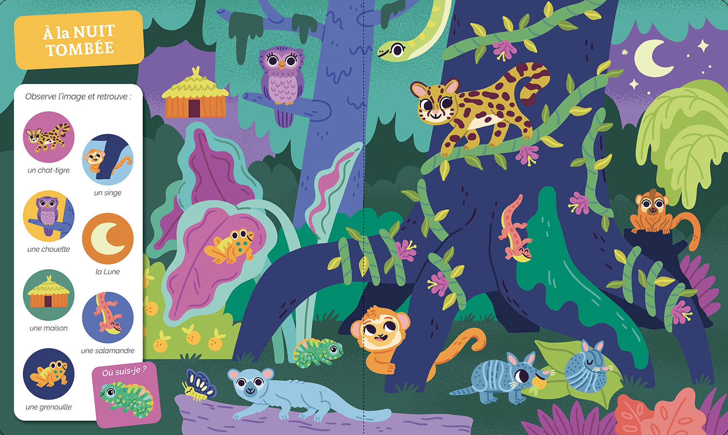 CHERCHE & TROUVE - LA JUNGLE ET LA SAVANE