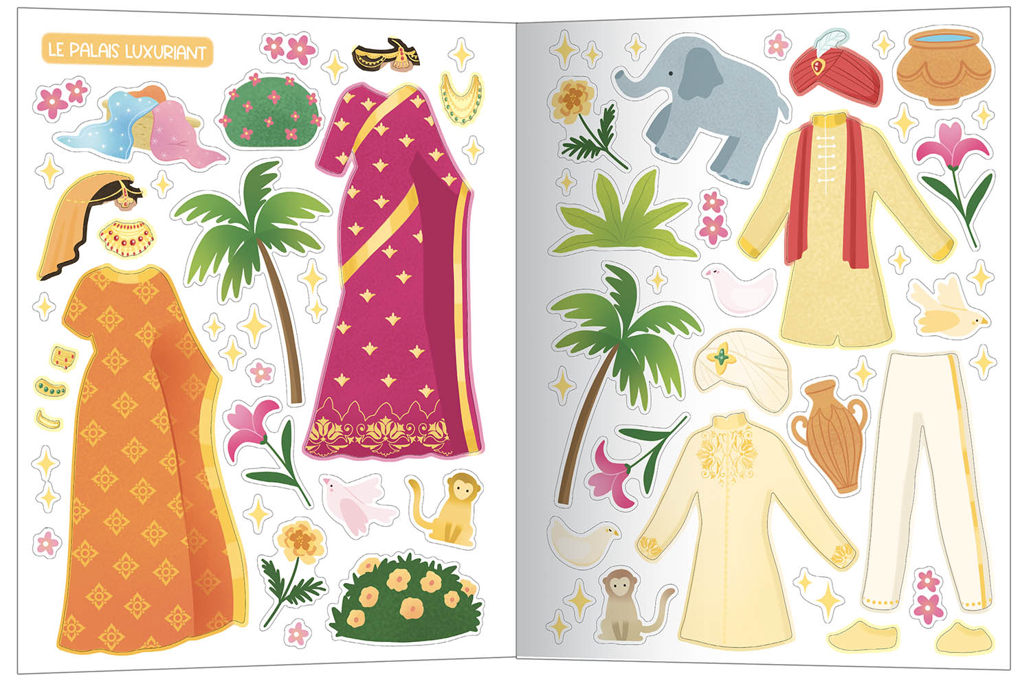 500 autocollants créatifs Princesses