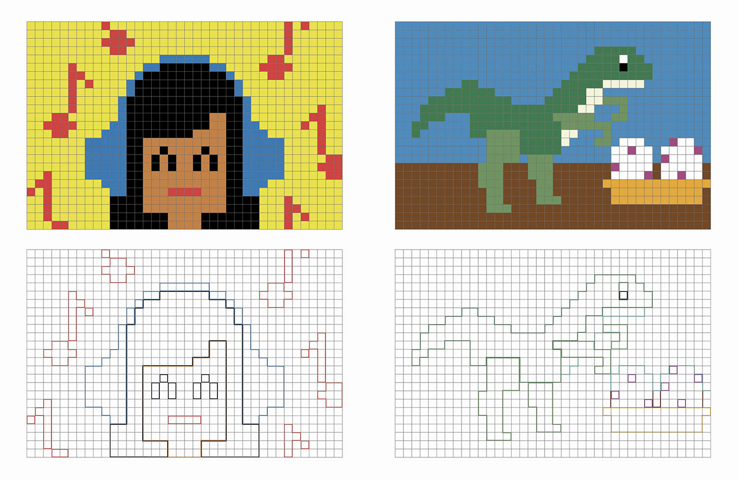 Mes Grands Coloriages - Pixels 2