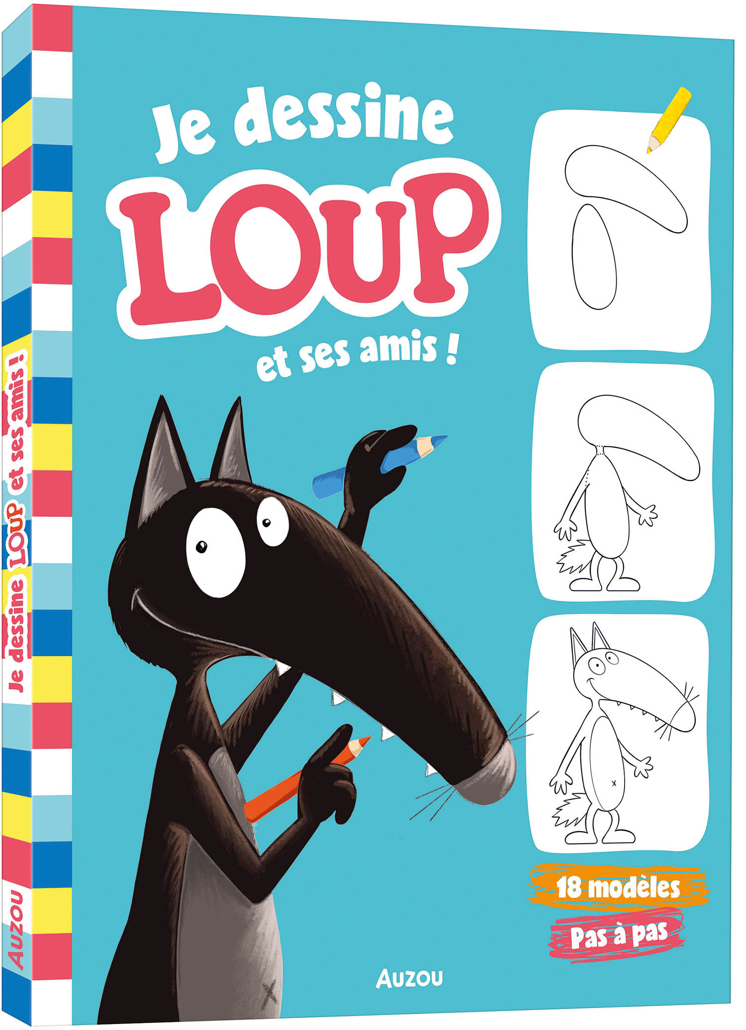Learning To Draw Wolf And His Friends