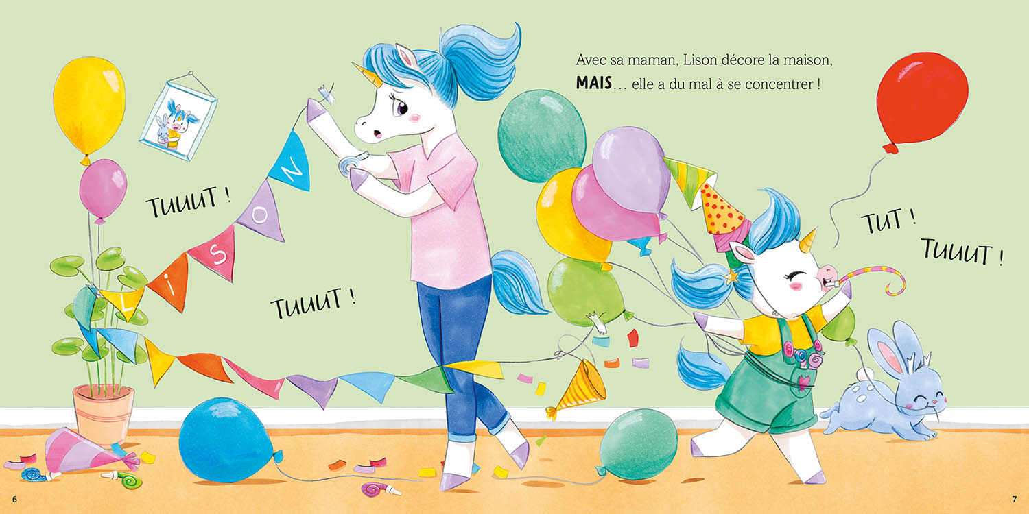 LISON LA LICORNE - UN ANNIVERSAIRE DU TONNERRE LISON LA LICORNE - UN ANNIVERSAIRE DU TONNERRE