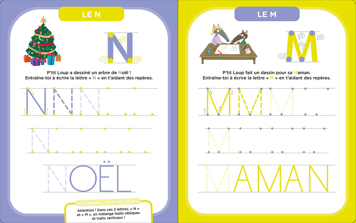 Mes Activités Effaçables P'tit Loup - Lettres Bâtons Mes Activités Effaçables P'tit Loup - Lettres Bâtons