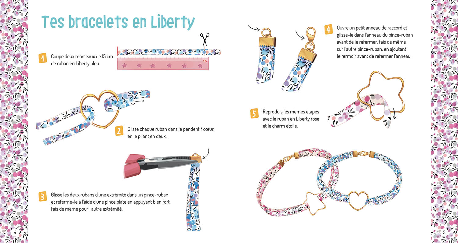 Ma Boîte À Bijoux - Mes Bijoux D'amitié En Liberty Ma Boîte À Bijoux - Mes Bijoux D'amitié En Liberty