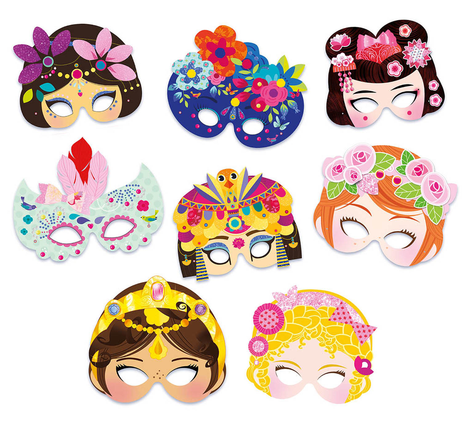 Mon Coffret D'artiste - Mes Masques De Princesses