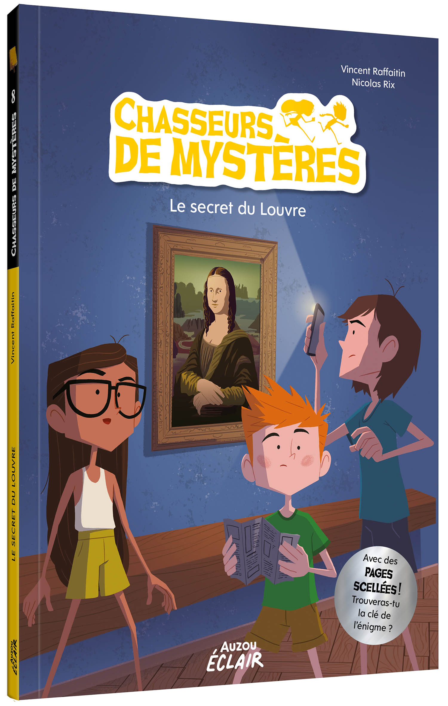 CHASSEURS DE MYSTERES T8 LE SECRET DU LOUVRE