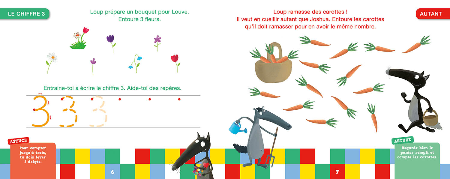 Livre ardoise - Les chiffres