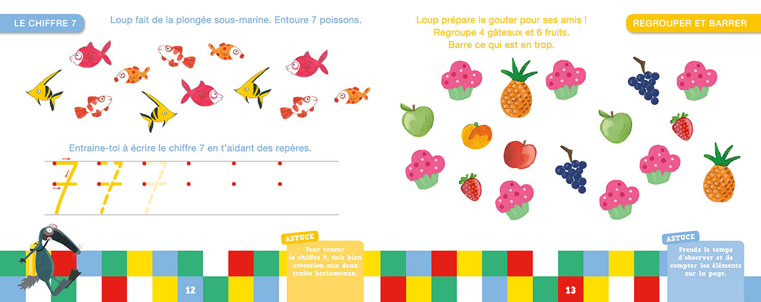 Mes Premiers Chiffres Avec Loup