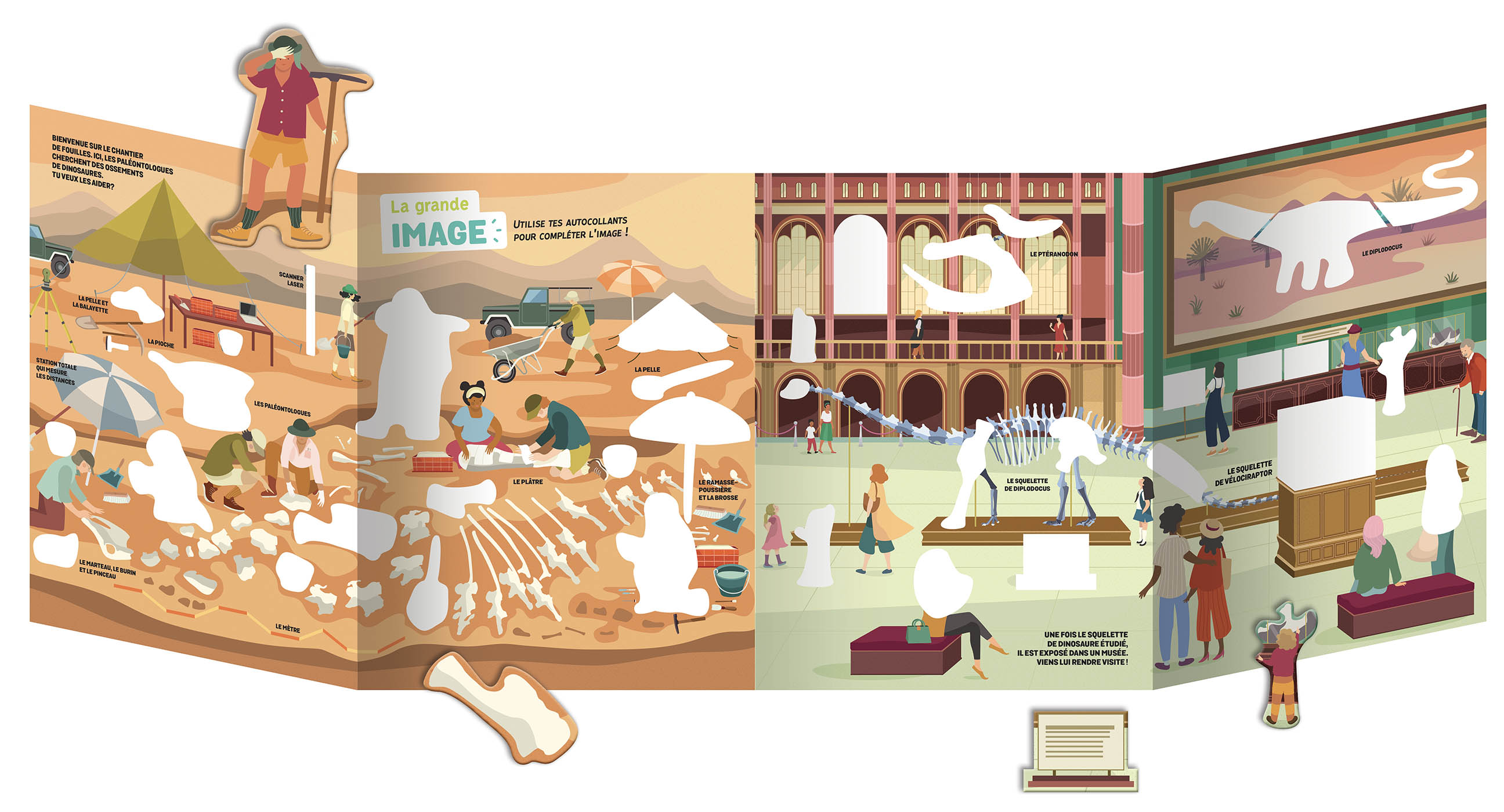 LES DINOSAURES - LUDOC - DECOUVRIR ET JOUER