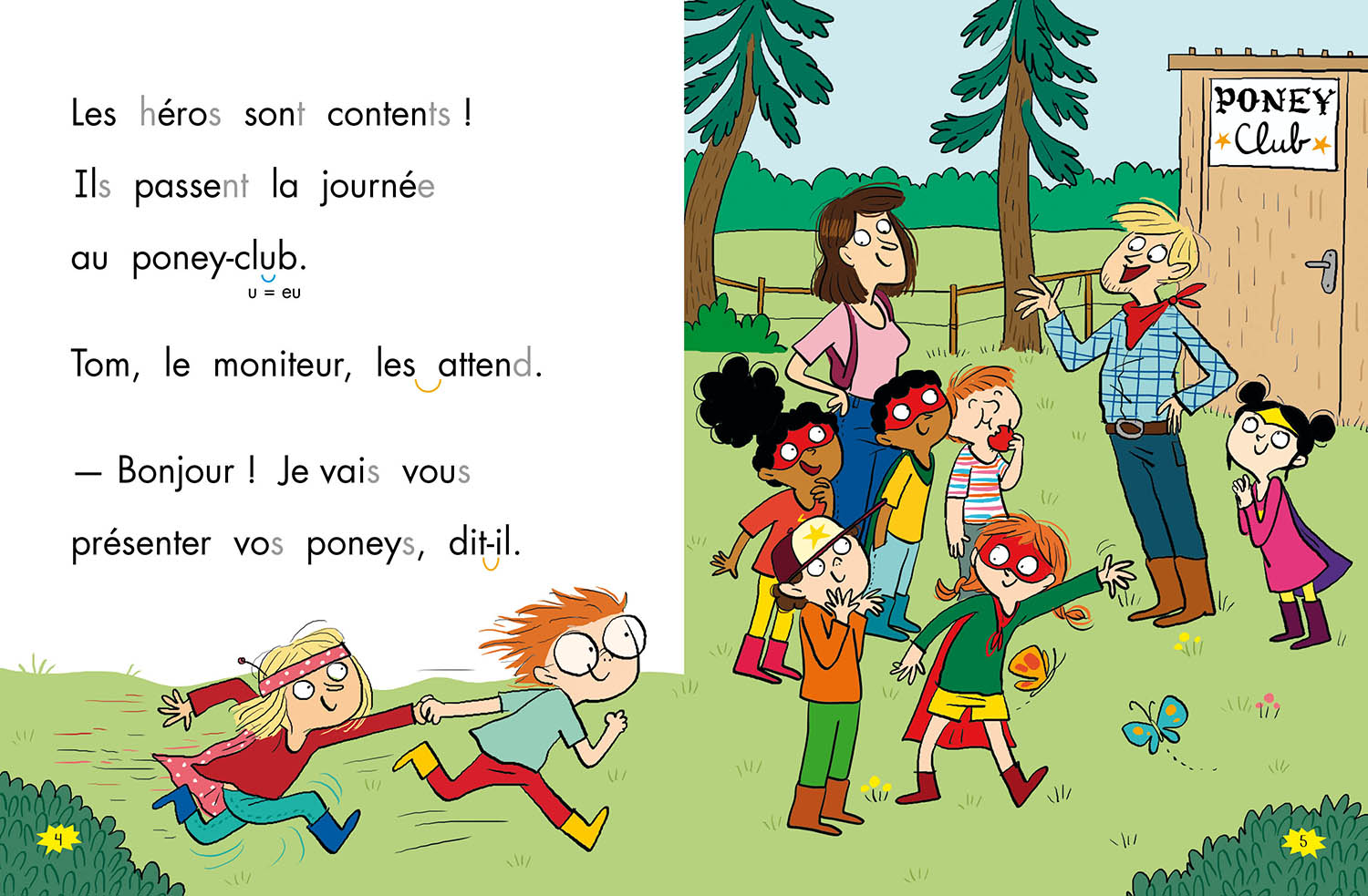 LES HEROS DU CP - NIV 3 - AVENTURES AU PONEY-CLUB